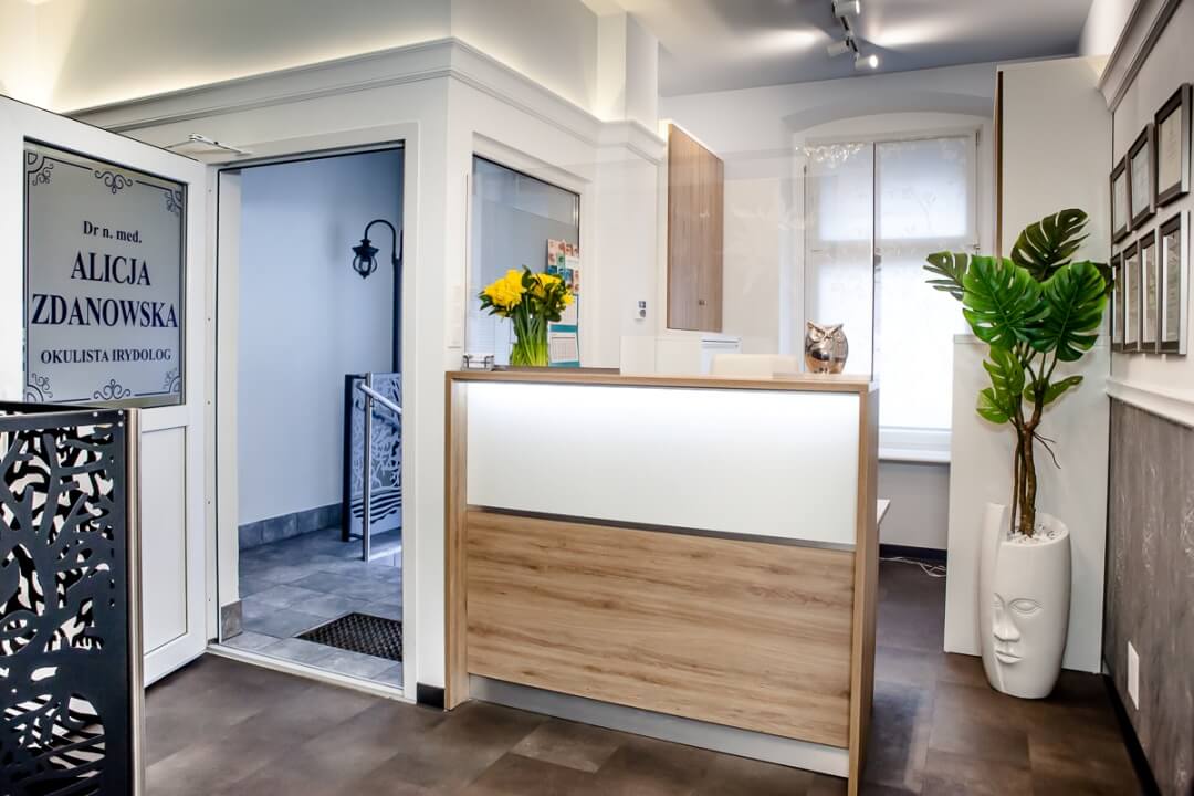 recepcja gabinetu okulistycznego-alicja zdanowska